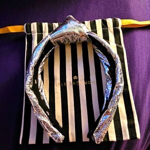 Lele Sadoughi headband silver